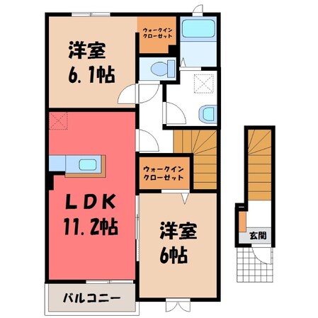 エスパシオ Aの物件間取画像